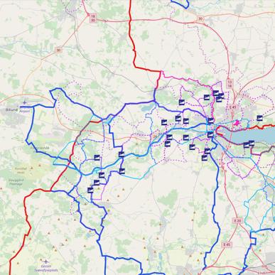 Cykelruter i Vejle Kommune